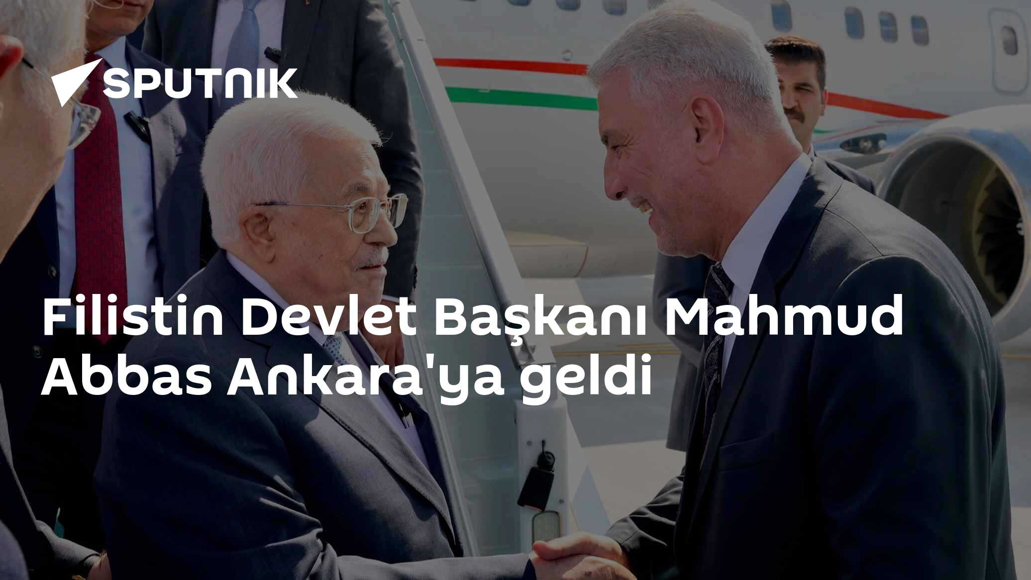 Filistin Devlet Başkanı Mahmud Abbas Ankara'ya geldi