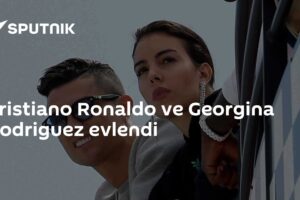 Cristiano Ronaldo ve Georgina Rodriguez evlendi