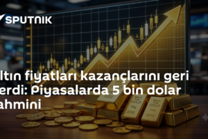 Altın fiyatları kazançlarını geri verdi: Piyasalarda 5 bin dolar tahmini
