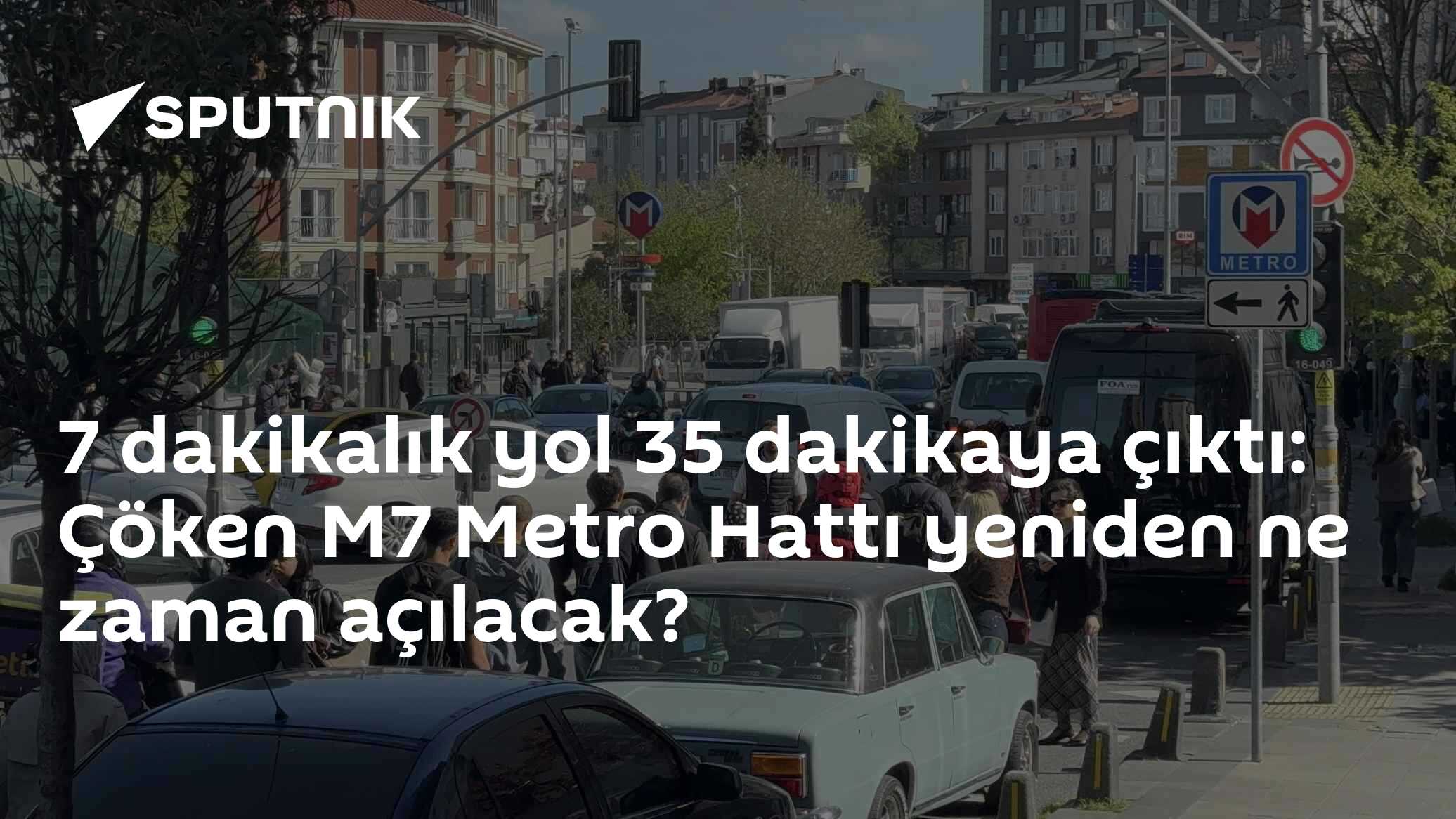7 dakikalık yol 35 dakikaya çıktı: Çöken M7 Metro Hattı yeniden ne zaman açılacak?