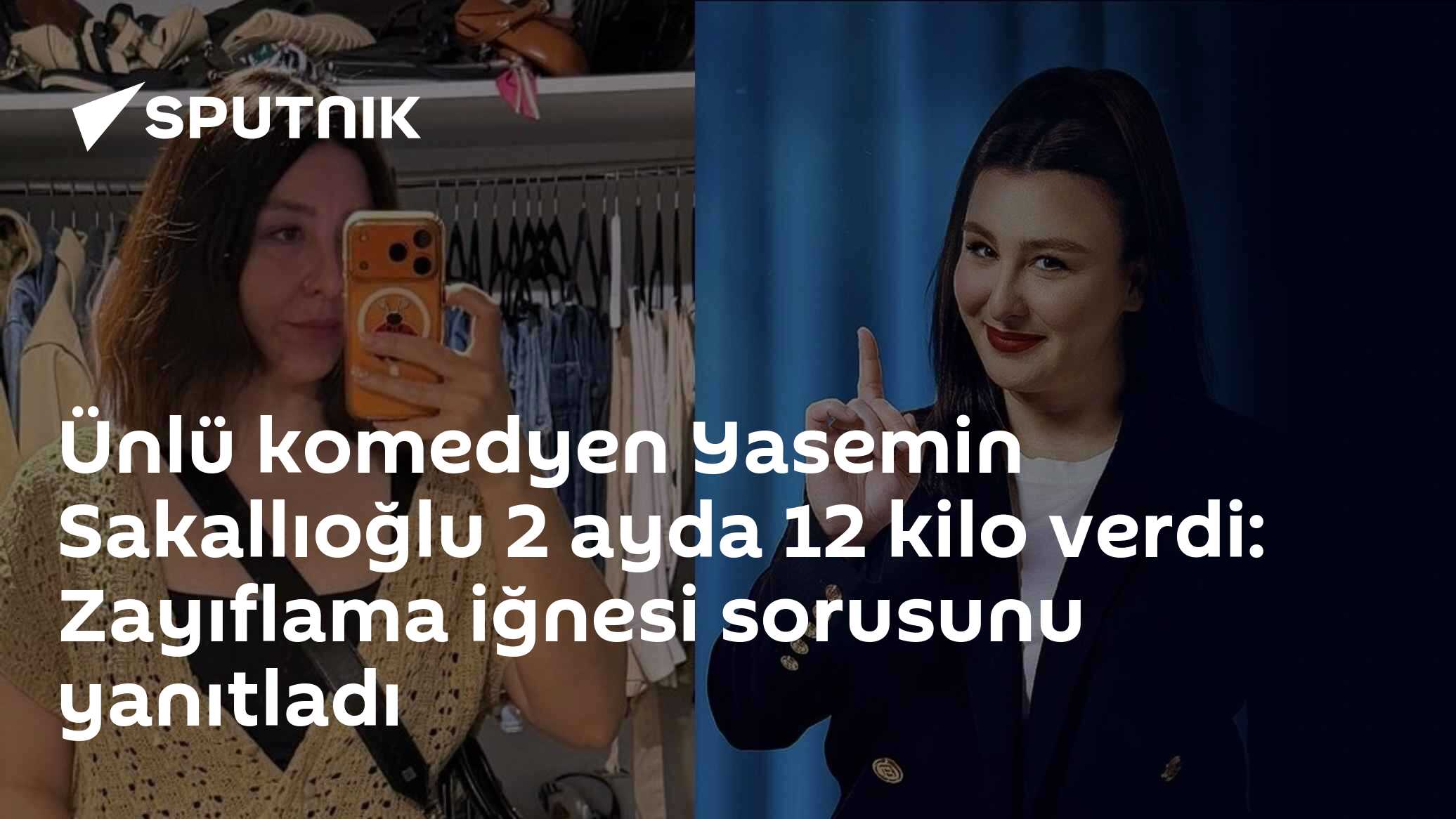 Ünlü komedyen Yasemin Sakallıoğlu 2 ayda 12 kilo verdi: Zayıflama iğnesi sorusunu yanıtladı