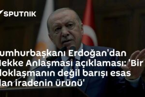Cumhurbaşkanı Erdoğan'dan Mekke Anlaşması açıklaması: 'Bir bloklaşmanın değil barışı esas alan iradenin ürünü'