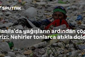 Manila'da yağışların ardından çöp krizi: Nehirler tonlarca atıkla doldu