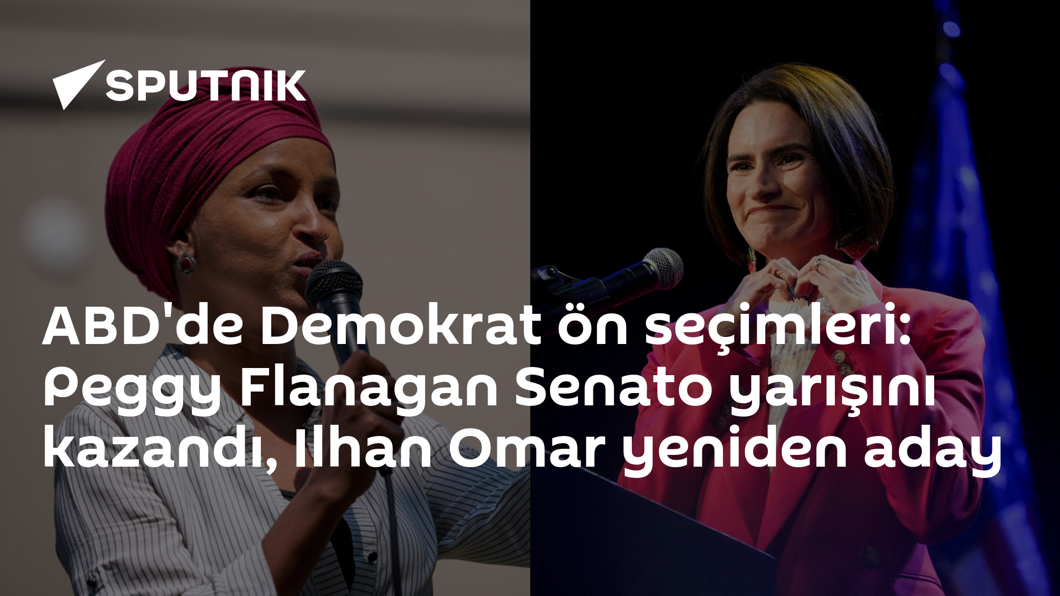 ABD'de Demokrat ön seçimleri: Peggy Flanagan Senato yarışını kazandı, Ilhan Omar yeniden aday
