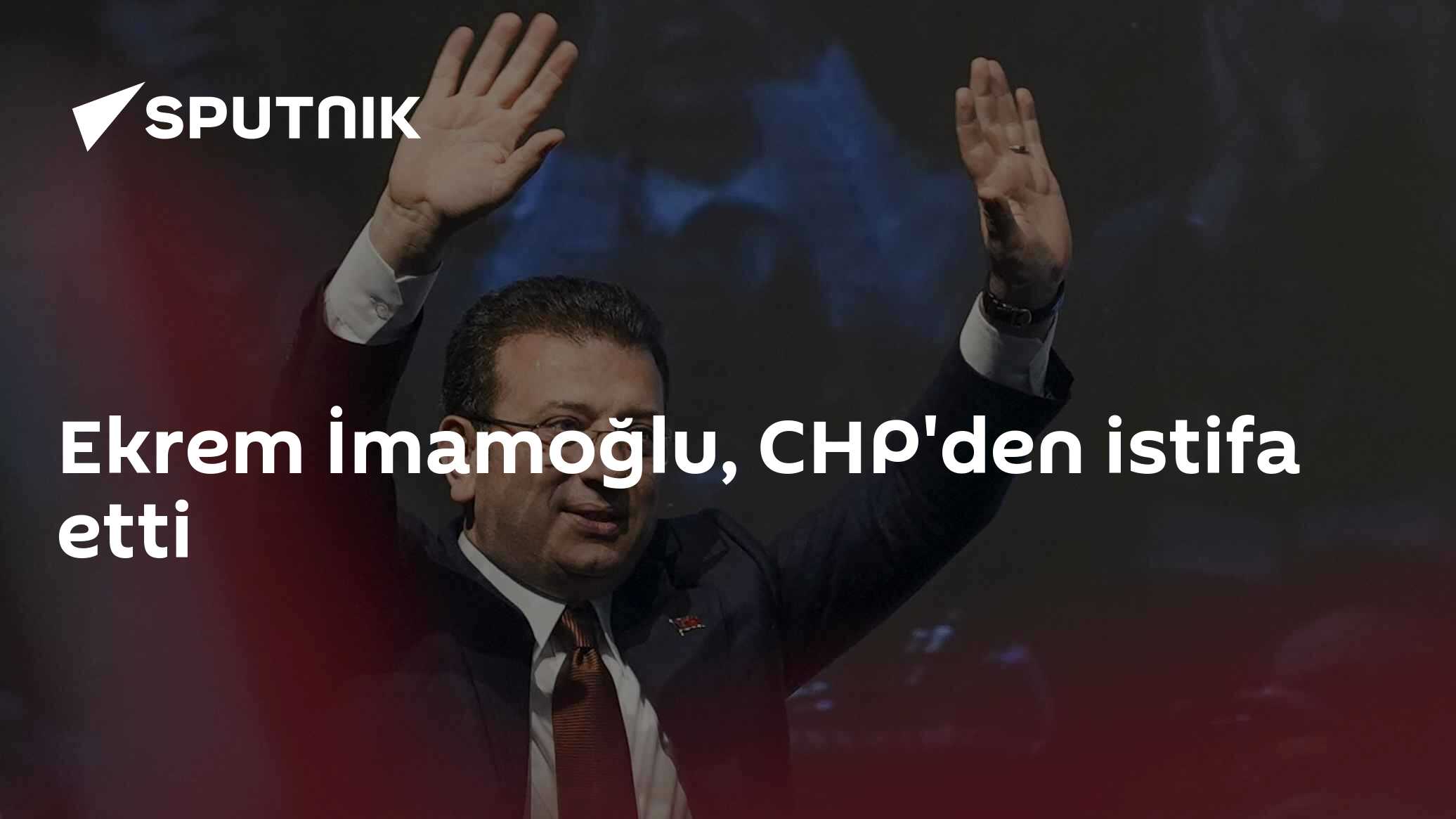 Ekrem İmamoğlu, CHP'den istifa etti