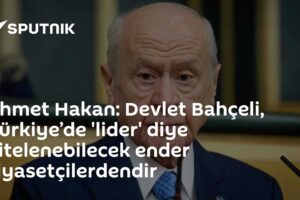 Ahmet Hakan: Devlet Bahçeli, Türkiye’de 'lider' diye nitelenebilecek ender siyasetçilerdendir
