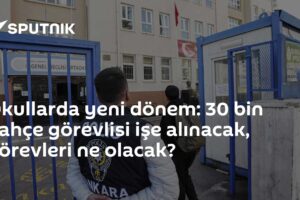Okullarda yeni dönem: 30 bin bahçe görevlisi işe alınacak, görevleri ne olacak?