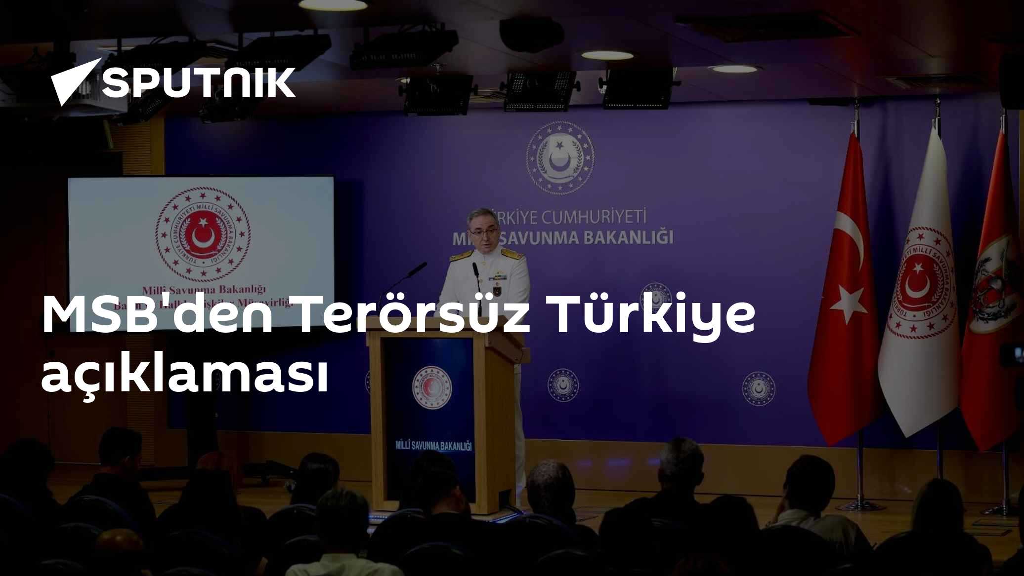MSB'den Terörsüz Türkiye açıklaması