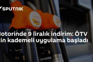 Motorinde 9 liralık indirim: ÖTV için kademeli uygulama başladı