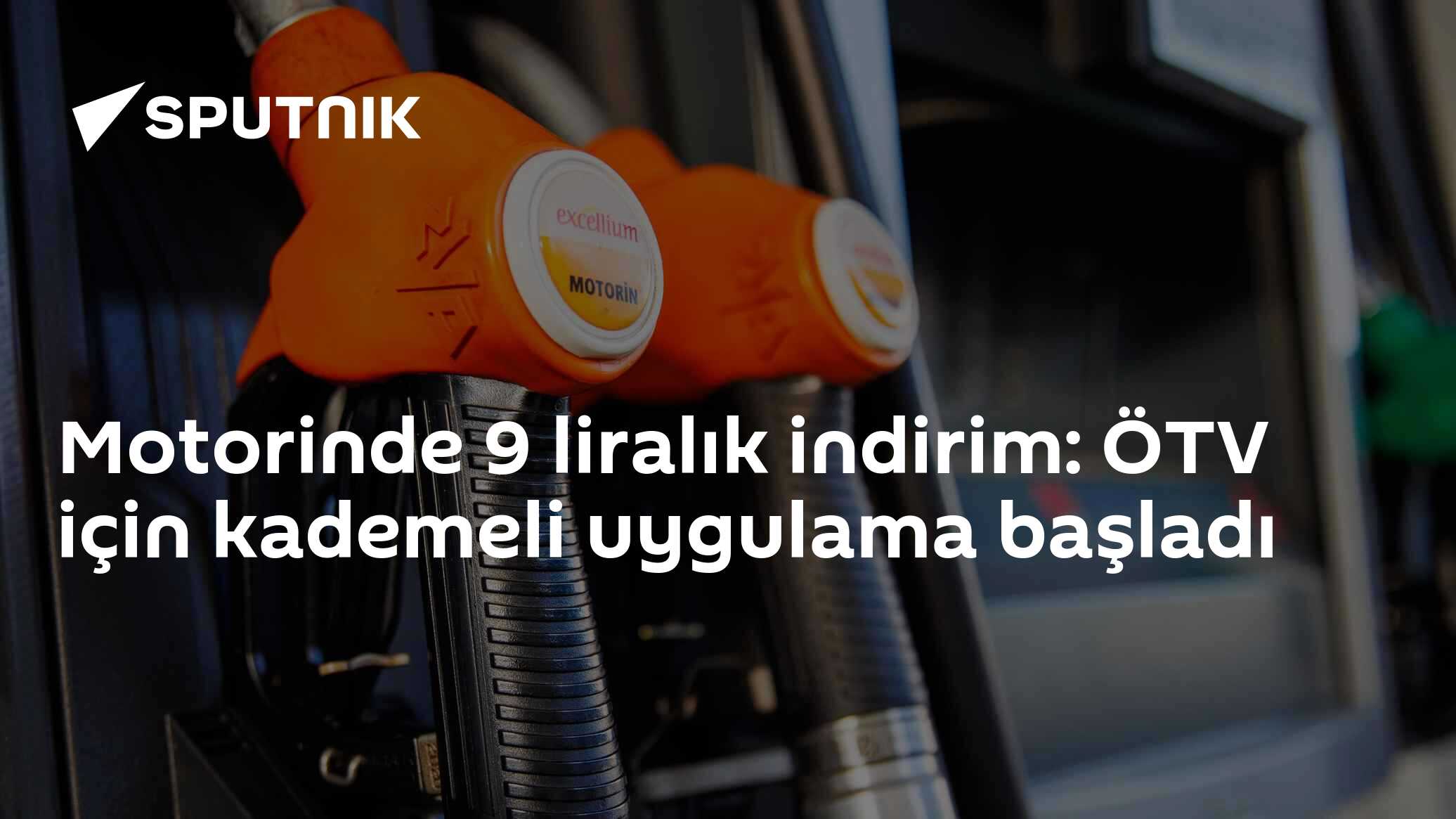Motorinde 9 liralık indirim: ÖTV için kademeli uygulama başladı
