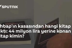 Ahbap'ın kasasından hangi kitap çıktı: 44 milyon lira yerine konan kitap kimin?
