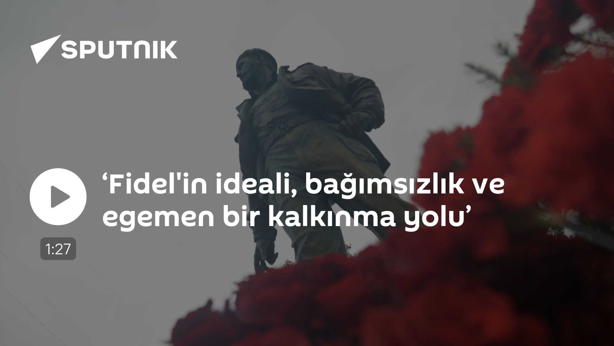 ‘Fidel'in ideali, bağımsızlık ve egemen bir kalkınma yolu’