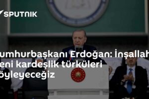 Cumhurbaşkanı Erdoğan: İnşallah yeni kardeşlik türküleri söyleyeceğiz