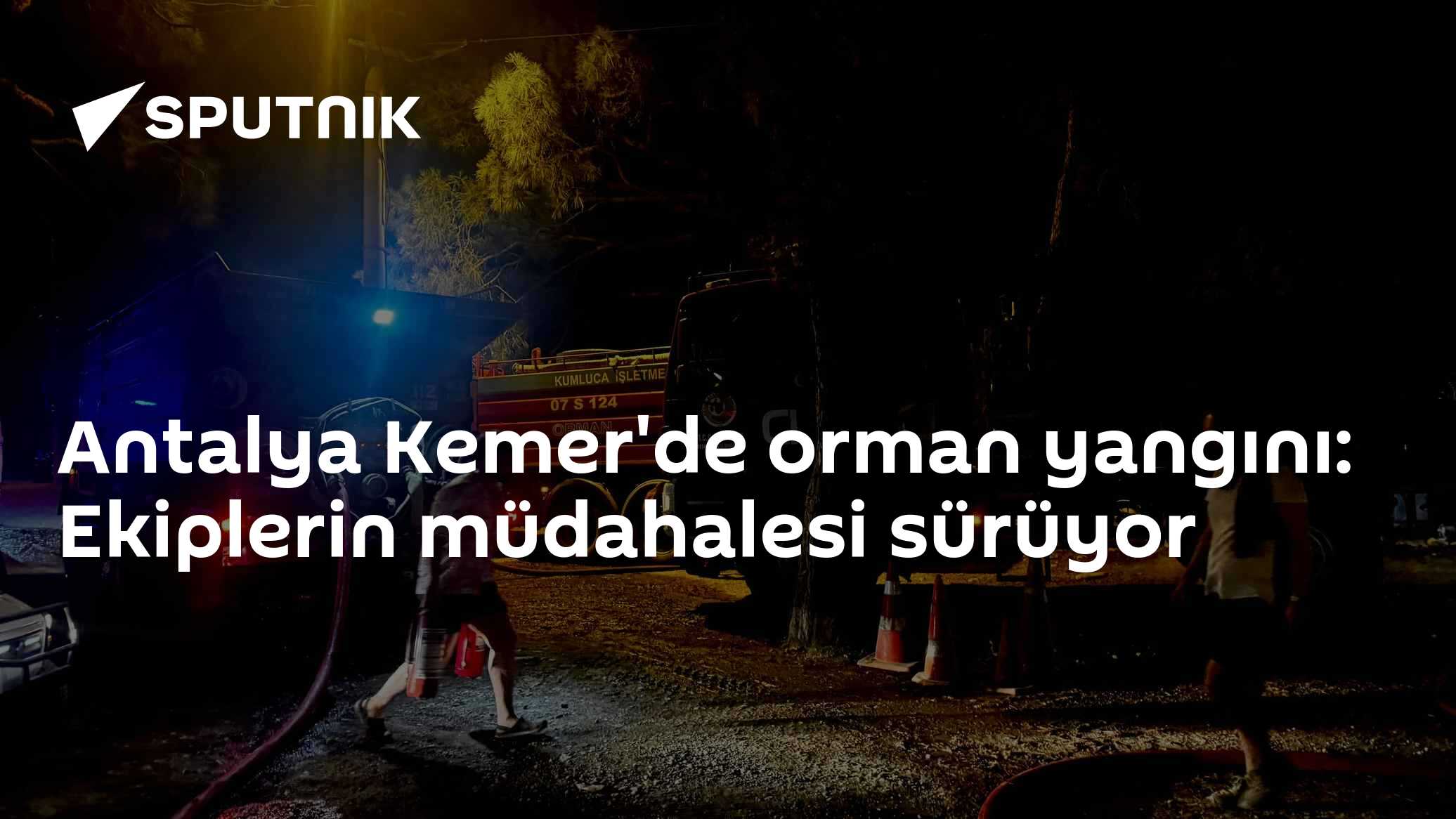 Antalya Kemer'de orman yangını: Ekiplerin müdahalesi sürüyor