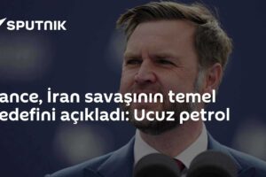 Vance, İran savaşının temel hedefini açıkladı: Ucuz petrol