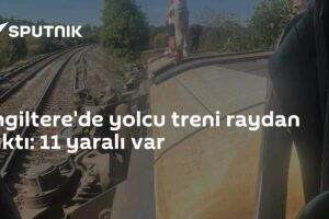 İngiltere'de yolcu treni raydan çıktı: 11 yaralı var