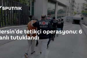 Mersin'de tetikçi operasyonu: 6 zanlı tutuklandı