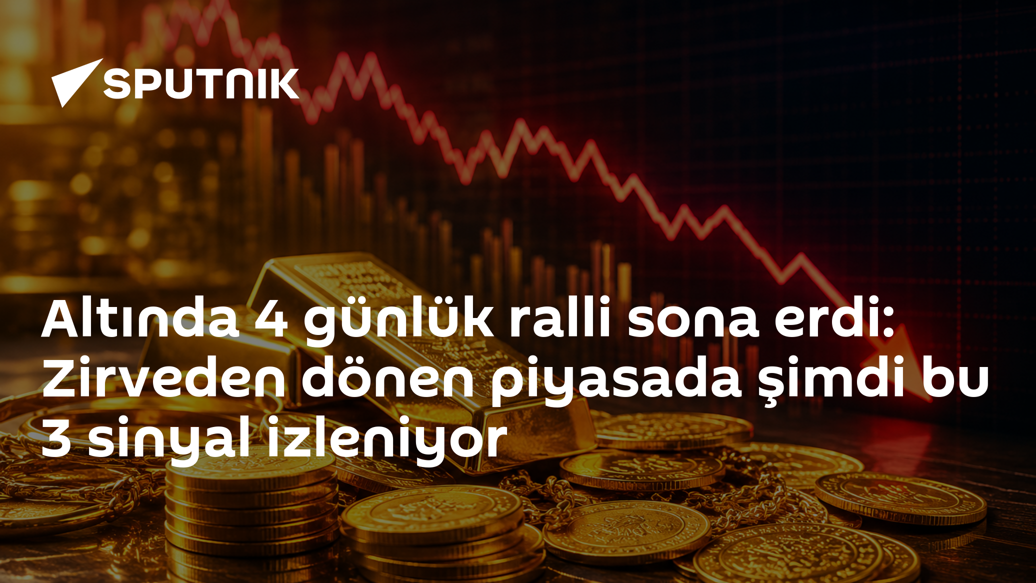 Altında 4 günlük ralli sona erdi: Zirveden dönen piyasada şimdi bu 3 sinyal izleniyor
