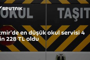 İzmir'de en düşük okul servisi 4 bin 228 TL oldu