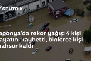Japonya'da rekor yağış: 4 kişi hayatını kaybetti, binlerce kişi mahsur kaldı