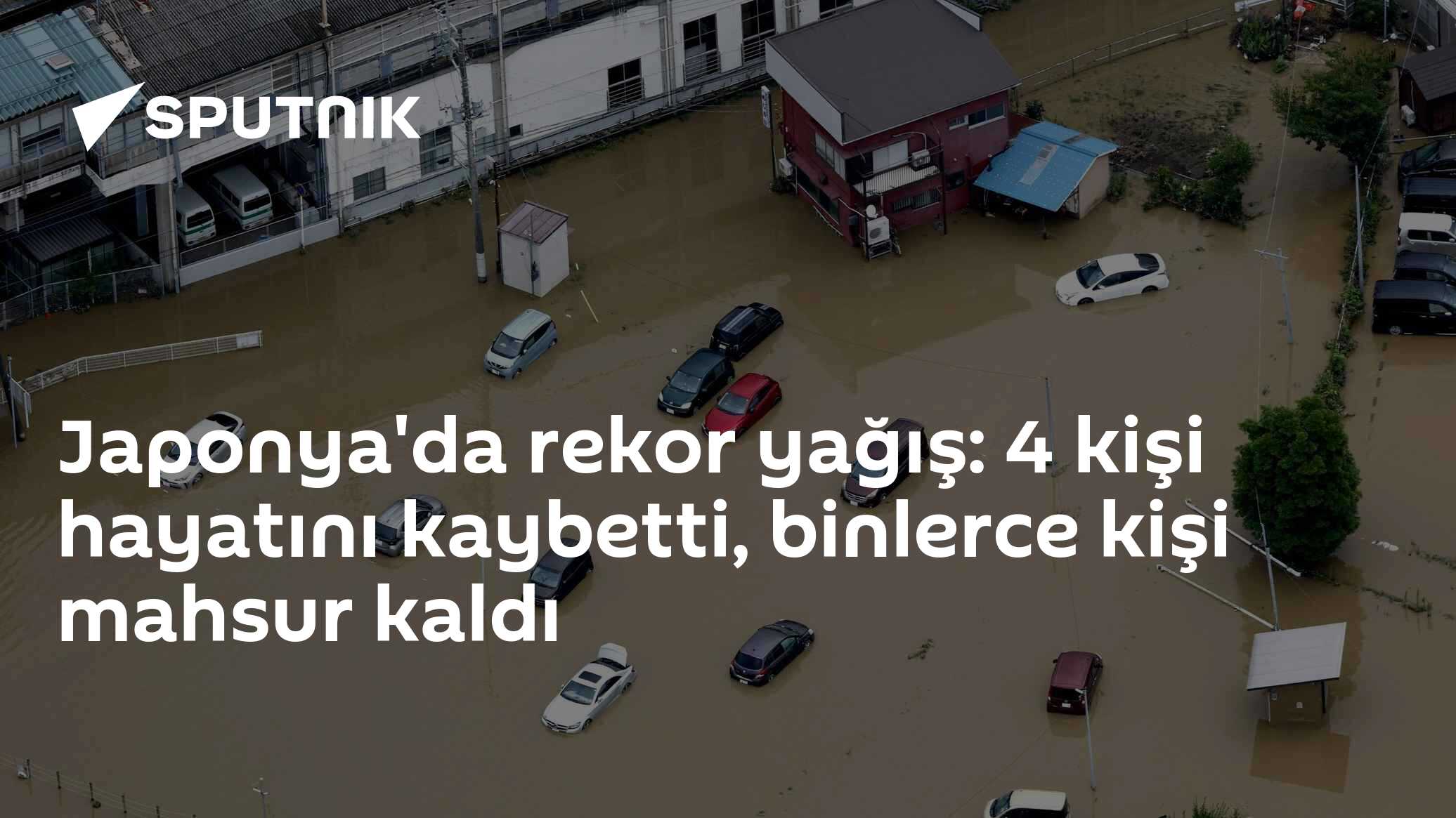 Japonya'da rekor yağış: 4 kişi hayatını kaybetti, binlerce kişi mahsur kaldı