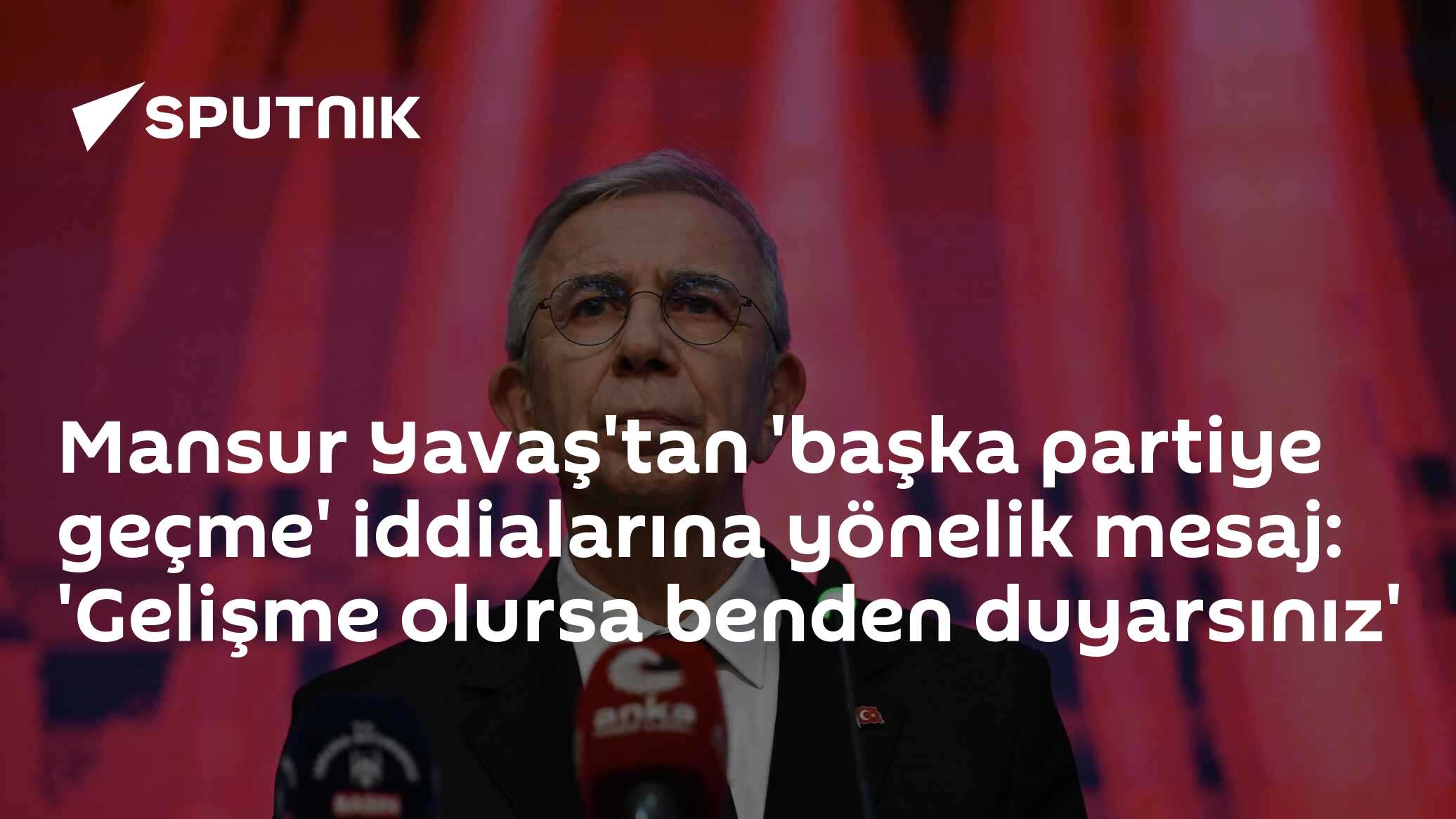 Mansur Yavaş'tan 'başka partiye geçme' iddialarına yönelik mesaj: 'Gelişme olursa benden duyarsınız'