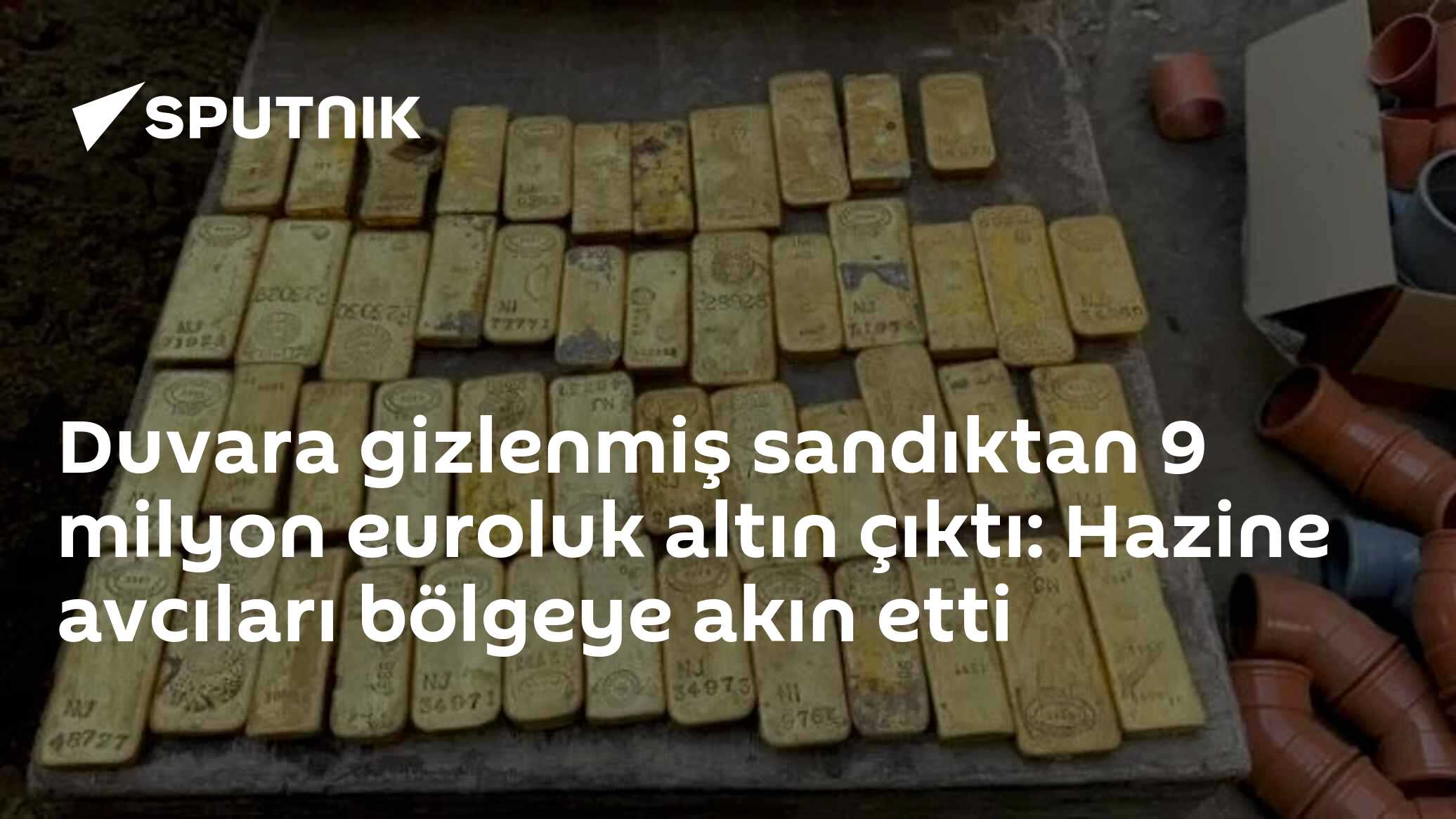 Duvara gizlenmiş sandıktan 9 milyon euroluk altın çıktı: Hazine avcıları bölgeye akın etti