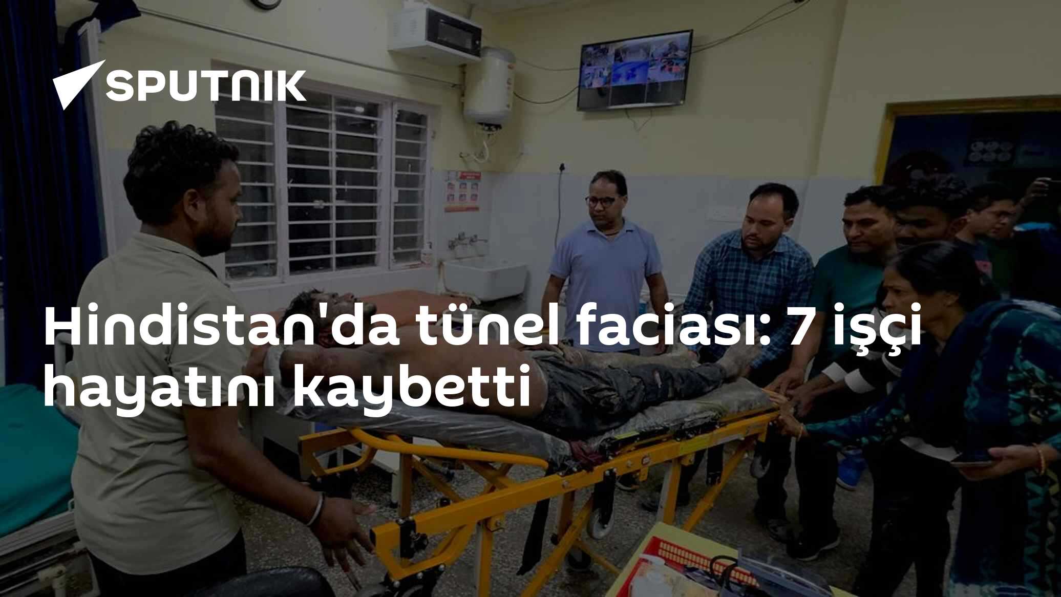 Hindistan'da tünel faciası: 7 işçi hayatını kaybetti