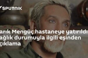 Tarık Mengüç hastaneye yatırıldı: Sağlık durumuyla ilgili eşinden açıklama
