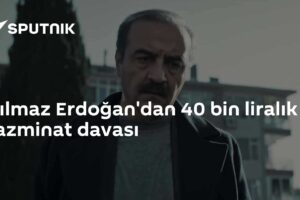 Yılmaz Erdoğan'dan 40 bin liralık tazminat davası