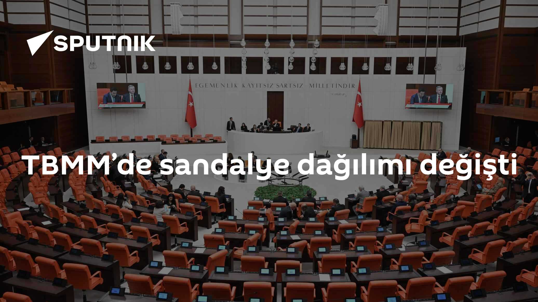 TBMM’de sandalye dağılımı değişti