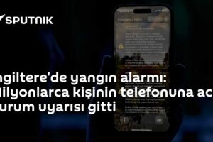 İngiltere'de yangın alarmı: Milyonlarca kişinin telefonuna acil durum uyarısı gitti