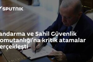 Jandarma ve Sahil Güvenlik Komutanlığı'na kritik atamalar gerçekleşti