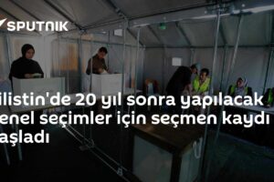 Filistin'de 20 yıl sonra yapılacak genel seçimler için seçmen kaydı başladı