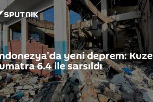 Endonezya'da yeni deprem: Kuzey Sumatra 6.4 ile sarsıldı