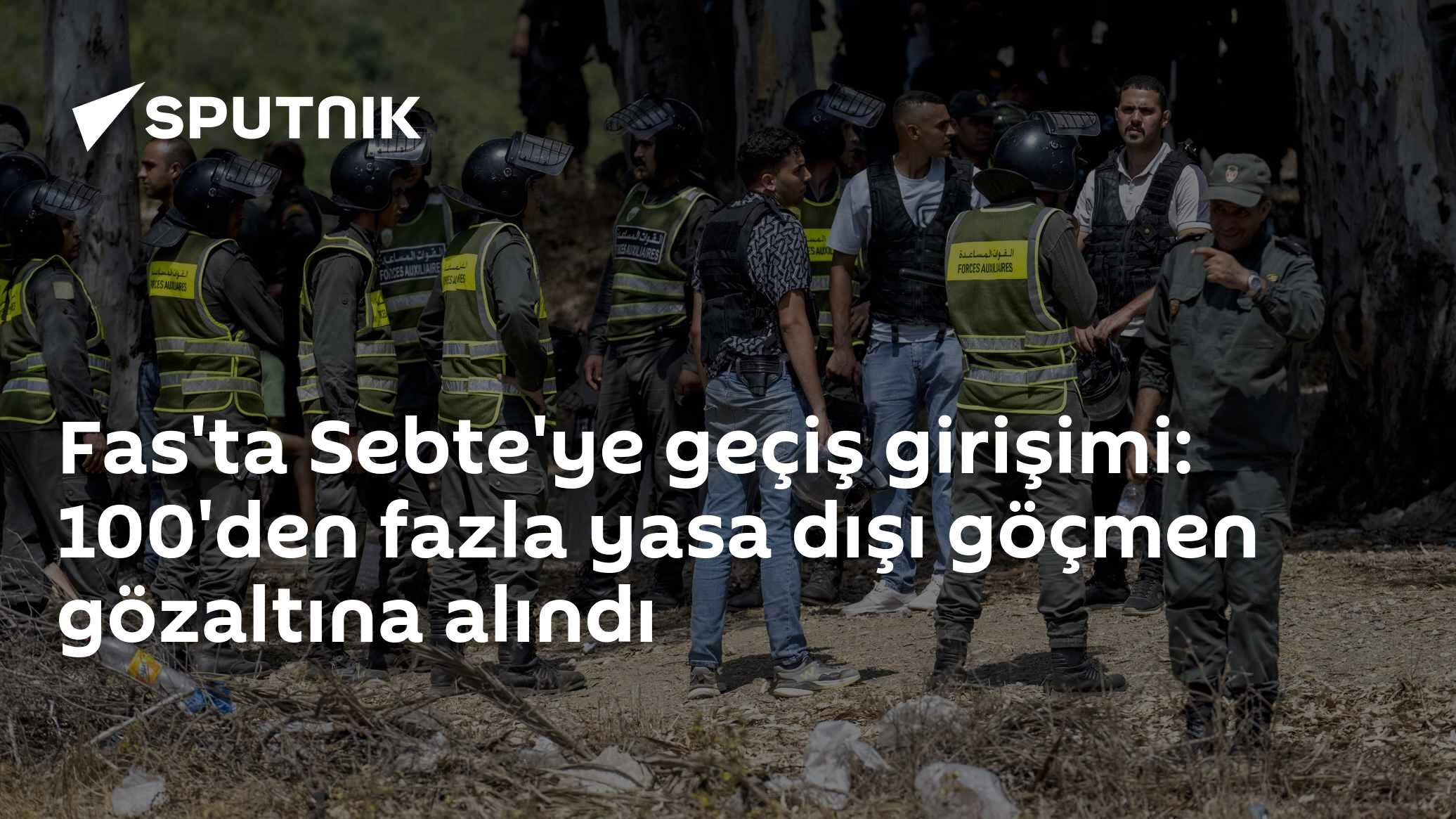 Fas'ta Sebte'ye geçiş girişimi: 100'den fazla yasa dışı göçmen gözaltına alındı