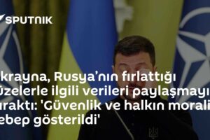 Ukrayna, Rusya’nın fırlattığı füzelerle ilgili verileri paylaşmayı bıraktı: 'Güvenlik ve halkın morali sebep gösterildi'