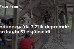 Endonezya'da 7.7'lik depremde can kaybı 51'e yükseldi