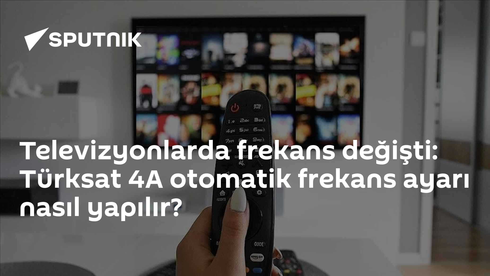 Televizyonlarda frekans değişti: Türksat 4A otomatik frekans ayarı nasıl yapılır?