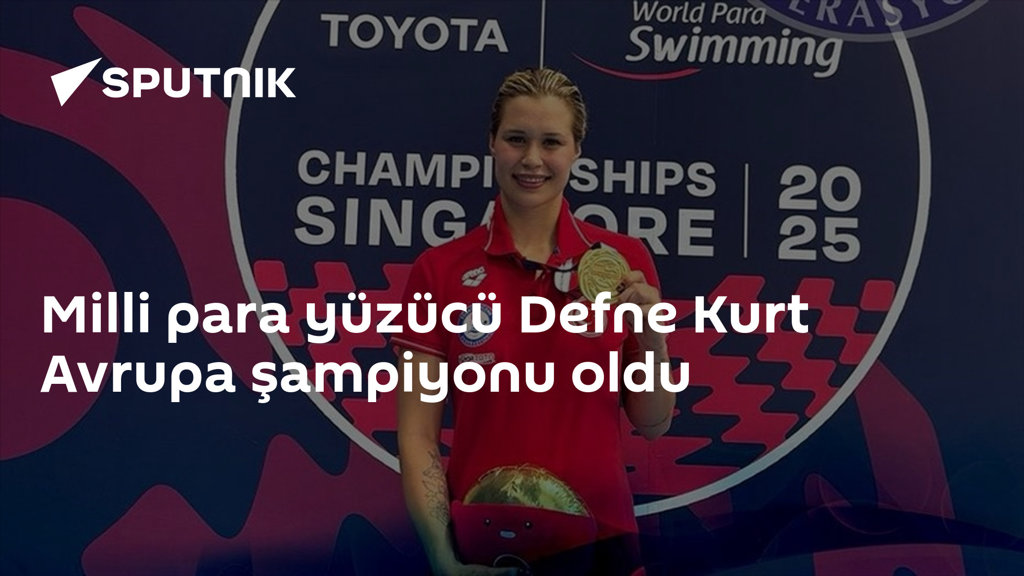 Milli para yüzücü Defne Kurt Avrupa şampiyonu oldu
