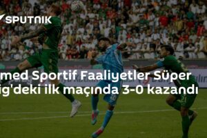 Amed Sportif Faaliyetler Süper Lig'deki ilk maçında 3-0 kazandı