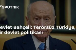 Devlet Bahçeli: Terörsüz Türkiye, bir devlet politikası