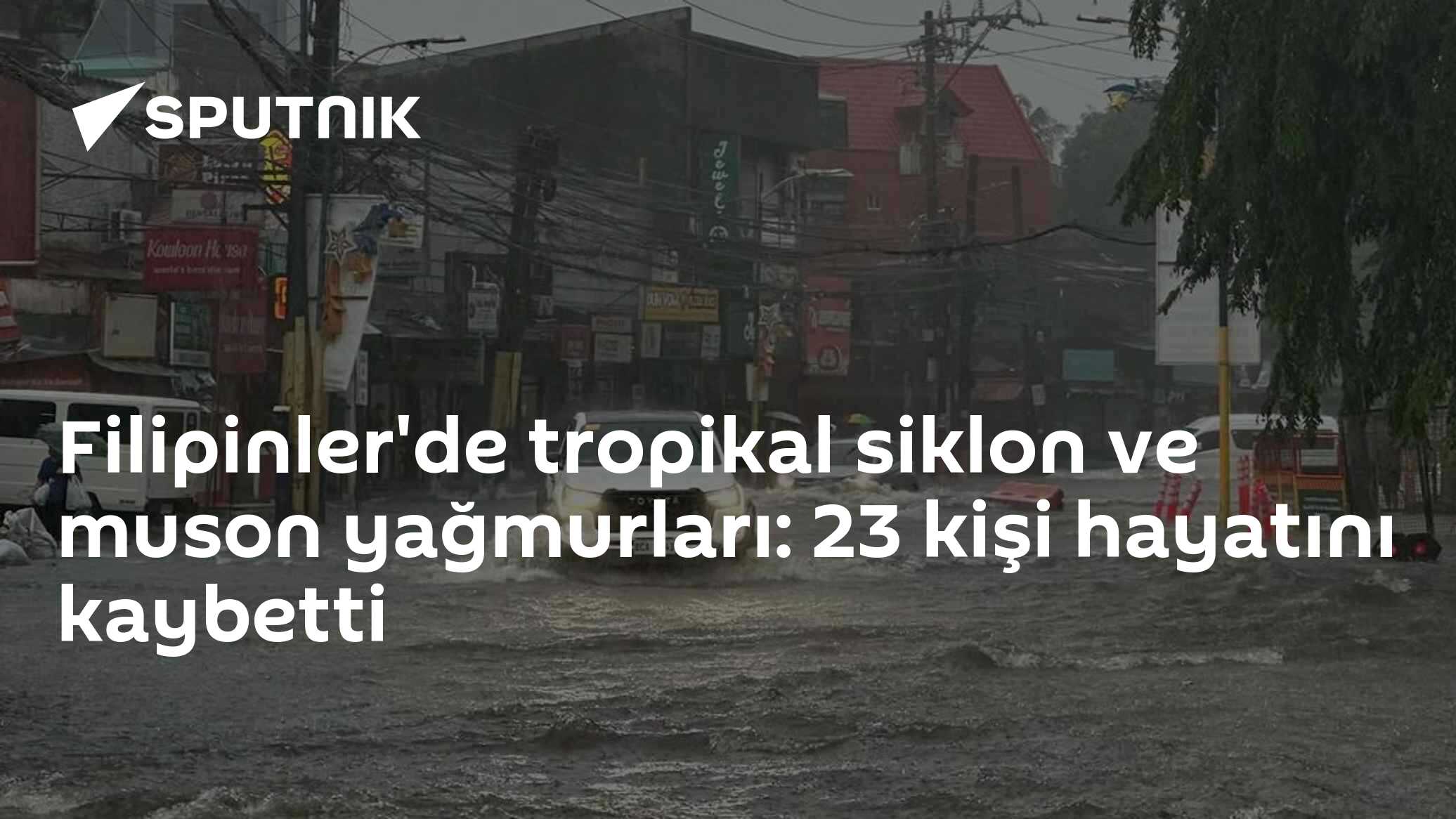 Filipinler'de tropikal siklon ve muson yağmurları: 23 kişi hayatını kaybetti
