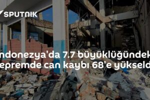 Endonezya'da 7.7 büyüklüğündeki depremde can kaybı 68'e yükseldi