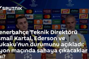 Fenerbahçe Teknik Direktörü İsmail Kartal, Ederson ve Lukaku'nun durumunu açıkladı: Lyon maçında sahaya çıkacaklar mı?
