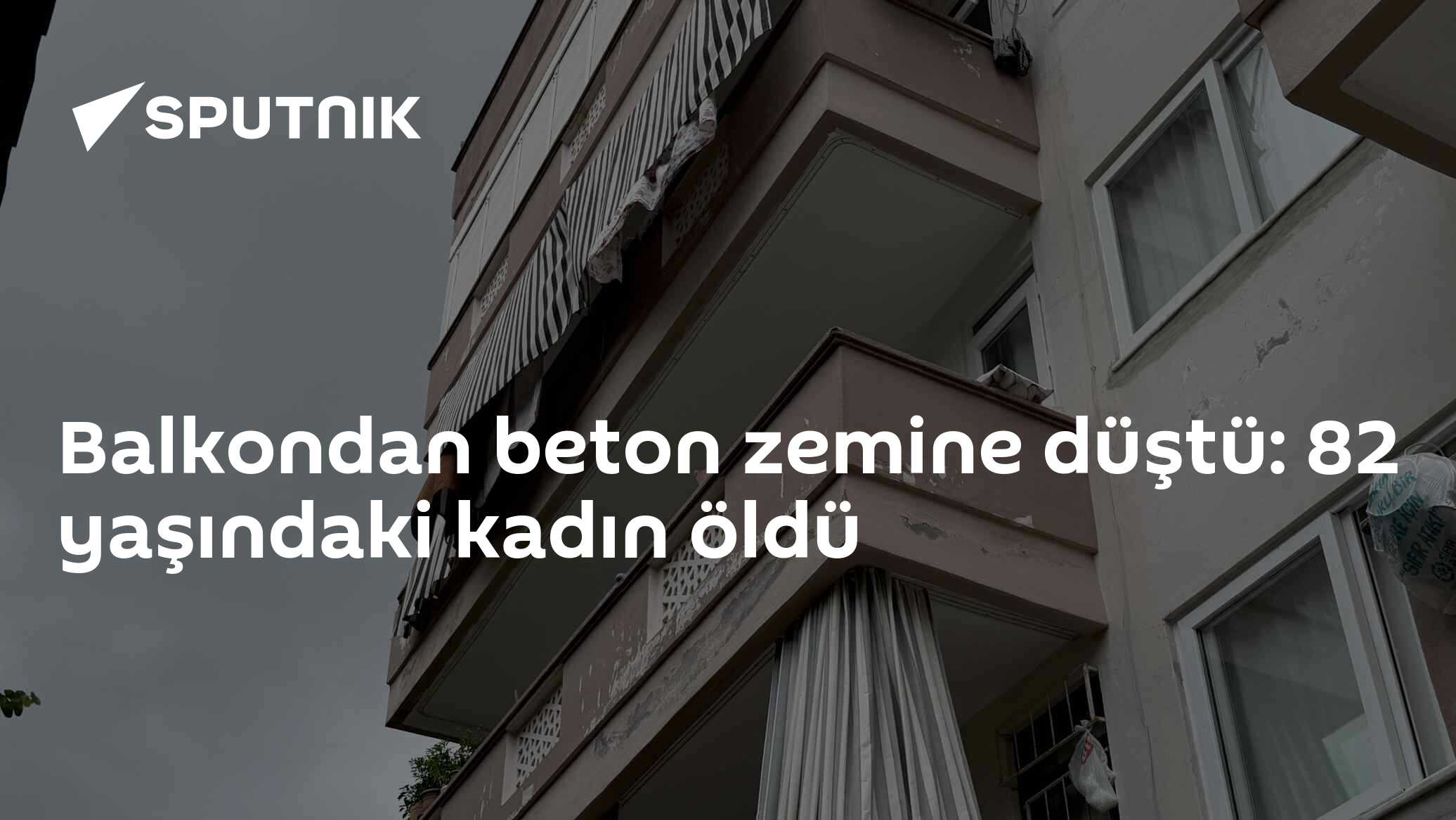 Balkondan beton zemine düştü: 82 yaşındaki kadın öldü
