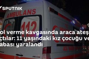 Yol verme kavgasında araca ateş açtılar: 11 yaşındaki kız çocuğu ve babası yaralandı
