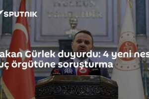 Bakan Gürlek duyurdu: 4 yeni nesil suç örgütüne soruşturma