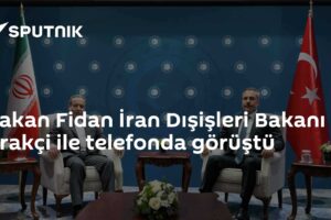 Bakan Fidan İran Dışişleri Bakanı Arakçi ile telefonda görüştü