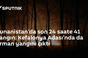 Yunanistan'da son 24 saate 41 yangın: Kefalonya Adası'nda da orman yangını çıktı